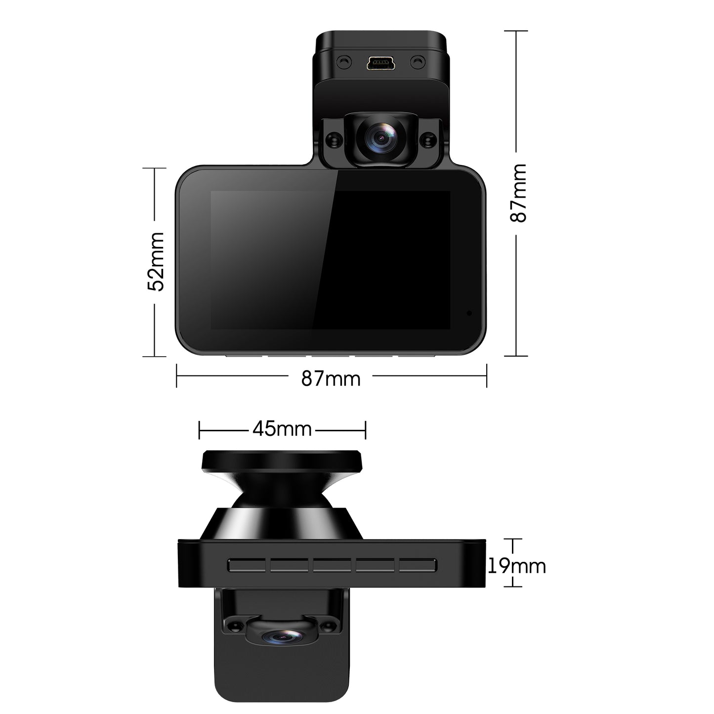 iMirror M3 - 4K Dash Camera for Cars