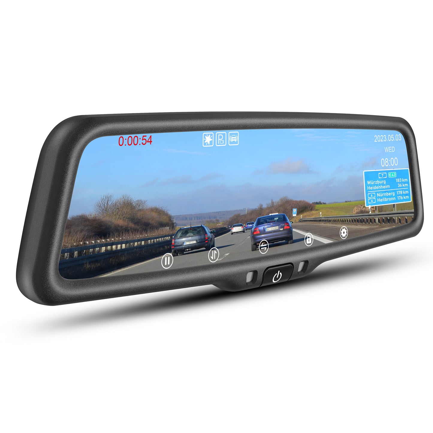 iMirror YV-096 OEM Quality Rear View Mirror Dash Camera